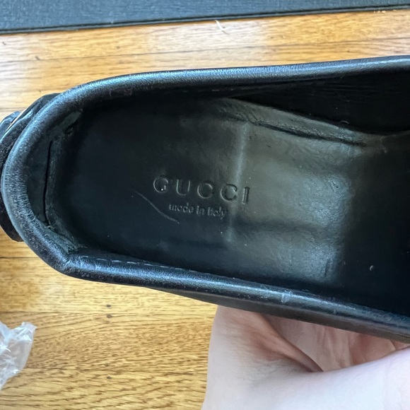 Gucci Horsebit Black Leather Loafers - Picture 2 of 8
